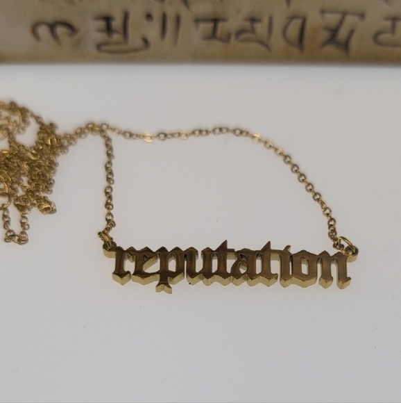 Necklace Jewelry - Goldtone Reputation Eras Necklace